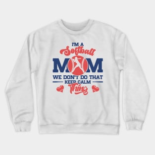 Softball Mom Crewneck Sweatshirt